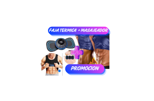 Combo Faja termica + Masajeador De Mariposa